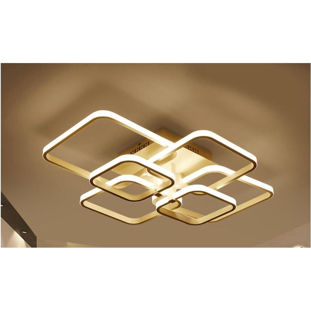 Żyrandol Led Home – Warstwowy Kwadrat – widok produktu 6 | Nuvira Home