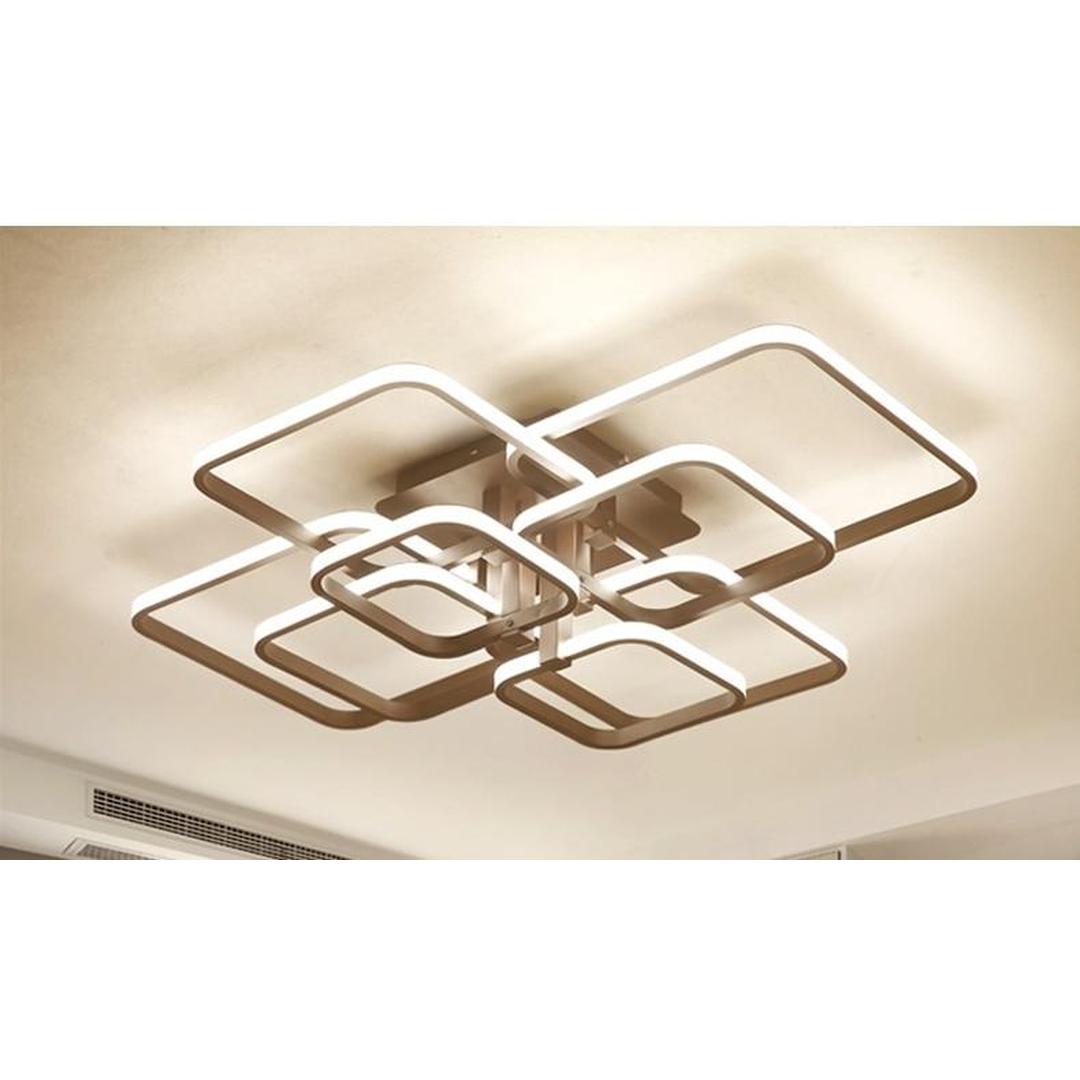 Żyrandol Led Home – Warstwowy Kwadrat – widok produktu 7 | Nuvira Home