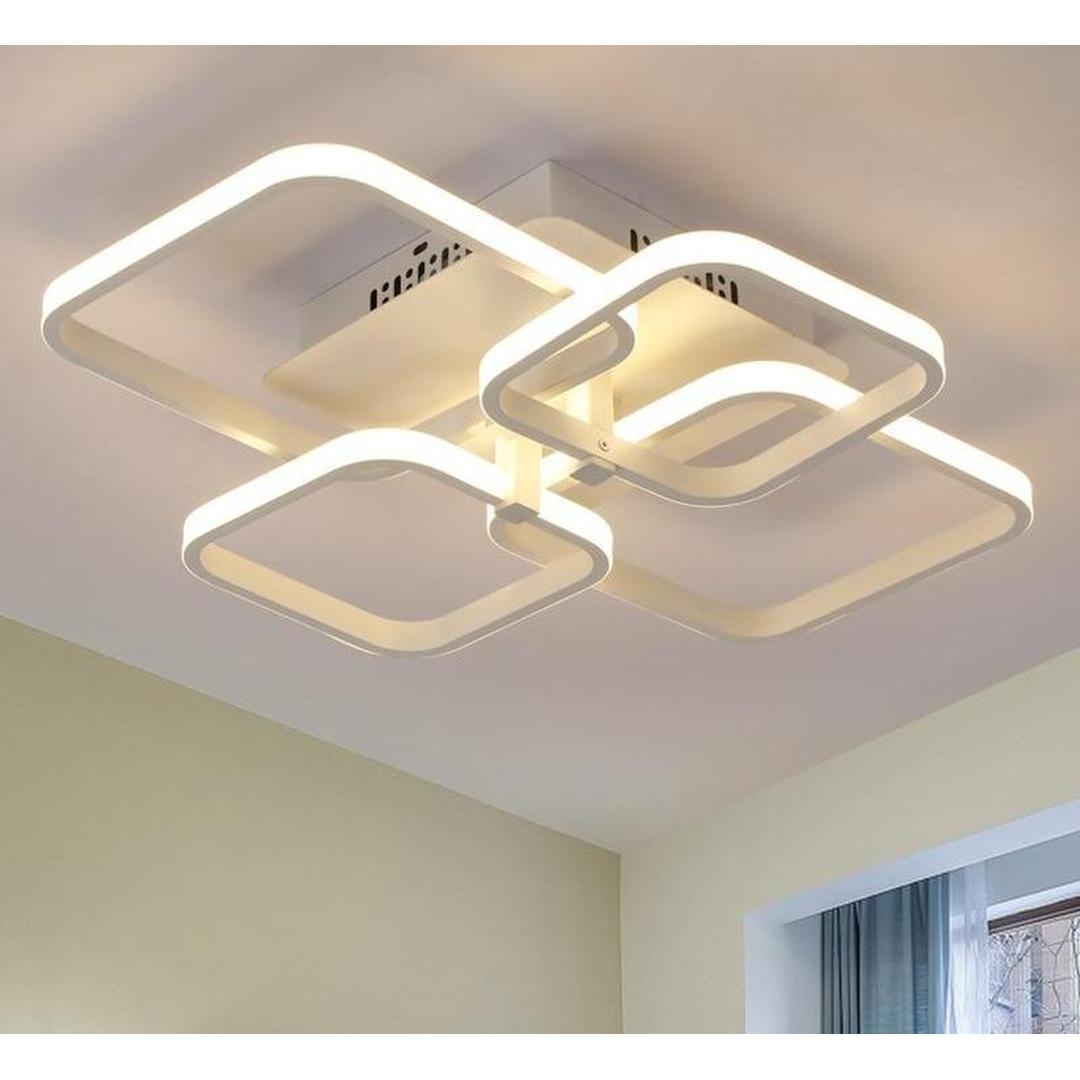 Żyrandol Led Home – Warstwowy Kwadrat – widok produktu 8 | Nuvira Home