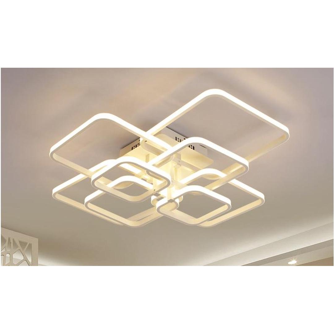 Żyrandol Led Home – Warstwowy Kwadrat – widok produktu 9 | Nuvira Home