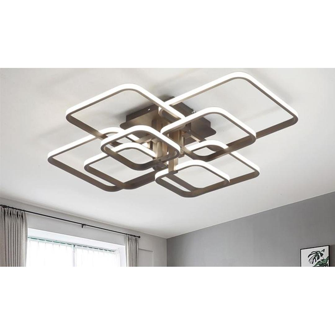 Żyrandol Led Home – Warstwowy Kwadrat – widok produktu 10 | Nuvira Home