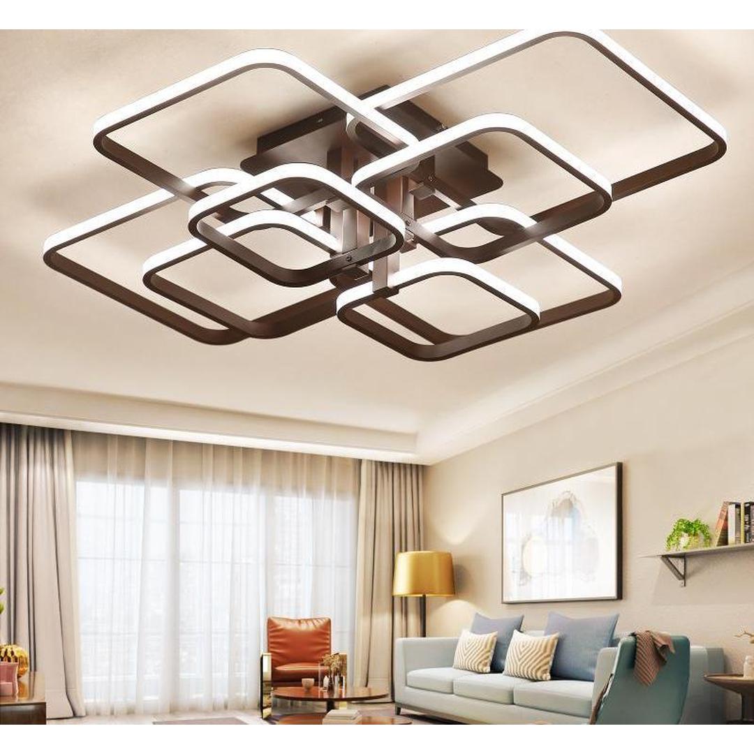 Żyrandol Led Home – Warstwowy Kwadrat – widok produktu 11 | Nuvira Home