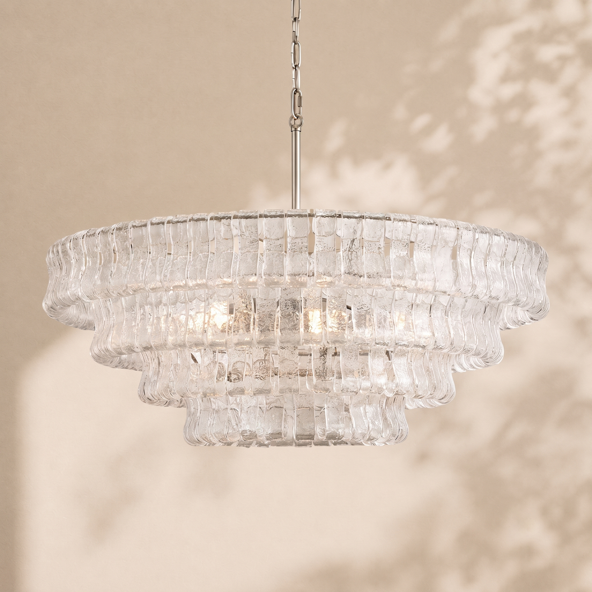 Żyrandol Szklany 4-Poziomowy 91 cm – widok produktu 6 | Nuvira Home