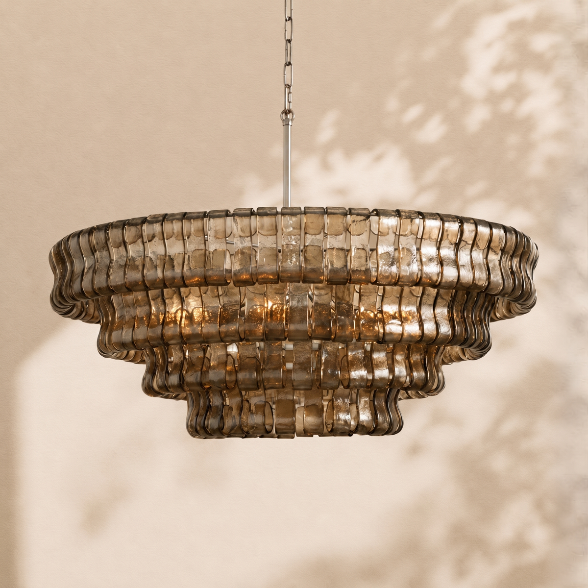 Żyrandol Szklany 4-Poziomowy 91 cm – widok produktu 9 | Nuvira Home