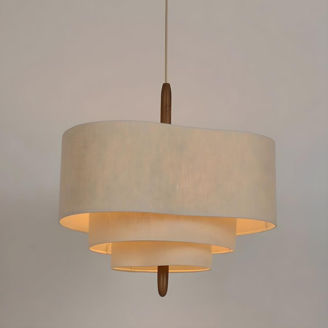 Żyrandol z Tkaniny Klasyczny Design – Elegancki Styl – widok produktu 4 | Nuvira Home