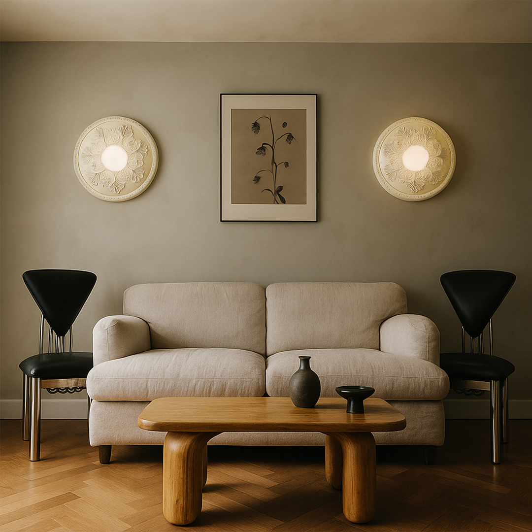 Żywiczna lampa ścienna – Nowoczesny współczesny design – widok produktu 2 | Nuvira Home