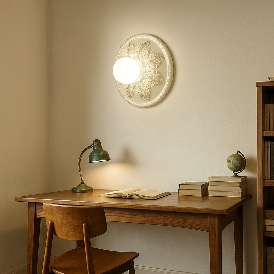 Żywiczna lampa ścienna – Nowoczesny współczesny design – widok produktu 4 | Nuvira Home