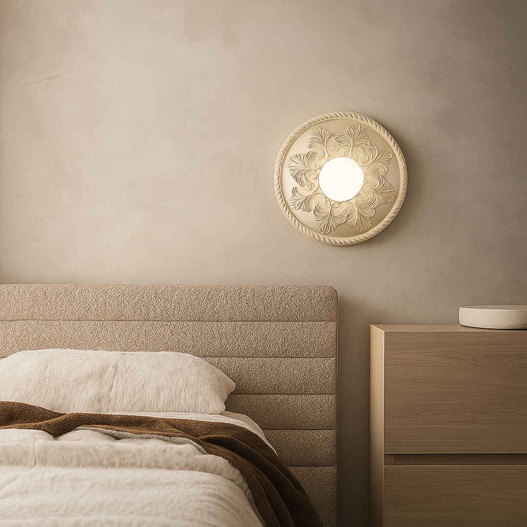 Żywiczna lampa ścienna – Nowoczesny współczesny design – widok produktu 6 | Nuvira Home