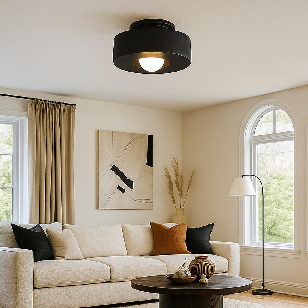Żywiczna Lampa Sufitowa Do Sypialni – Nowoczesna – widok produktu 1 | Nuvira Home