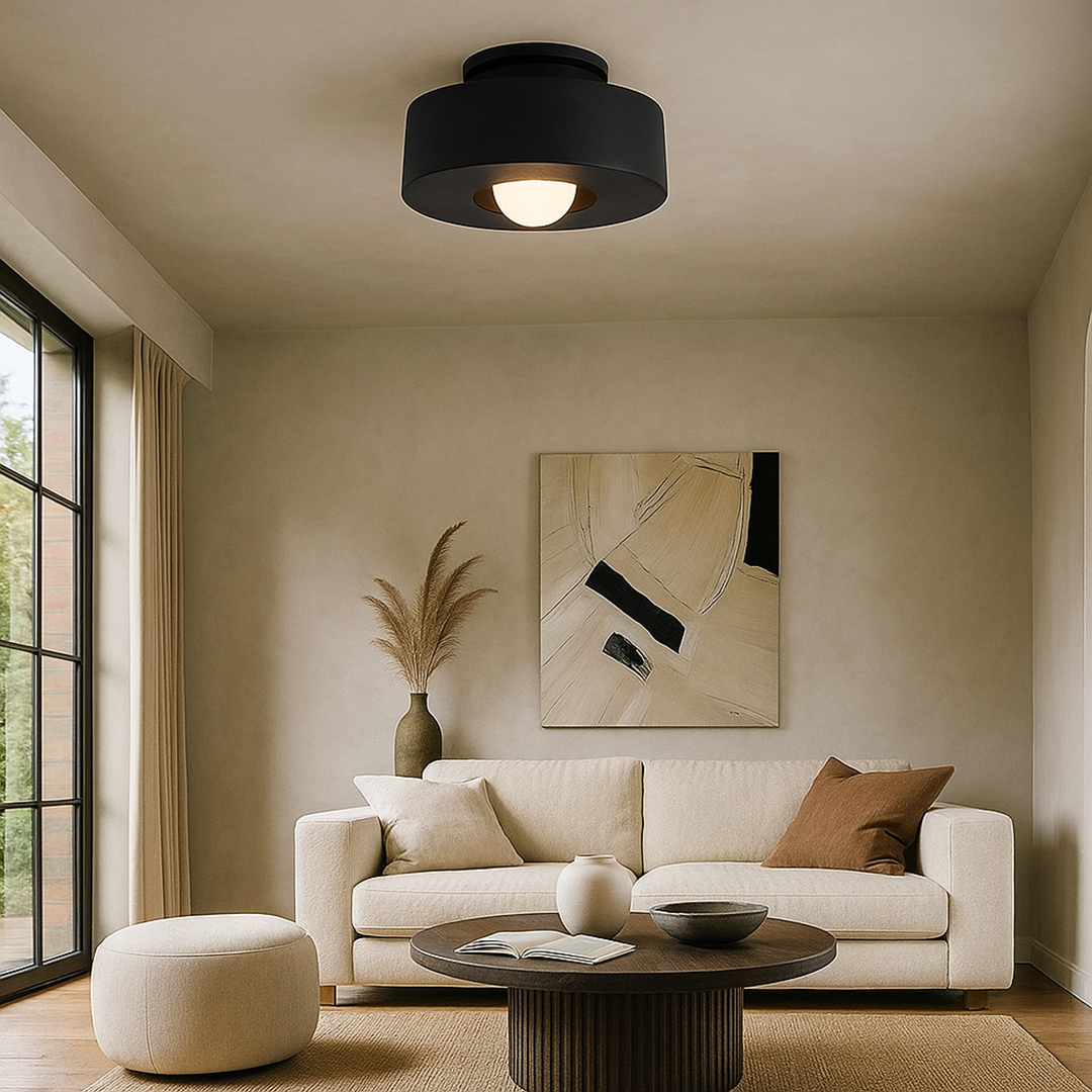 Żywiczna Lampa Sufitowa Do Sypialni – Nowoczesna – widok produktu 4 | Nuvira Home