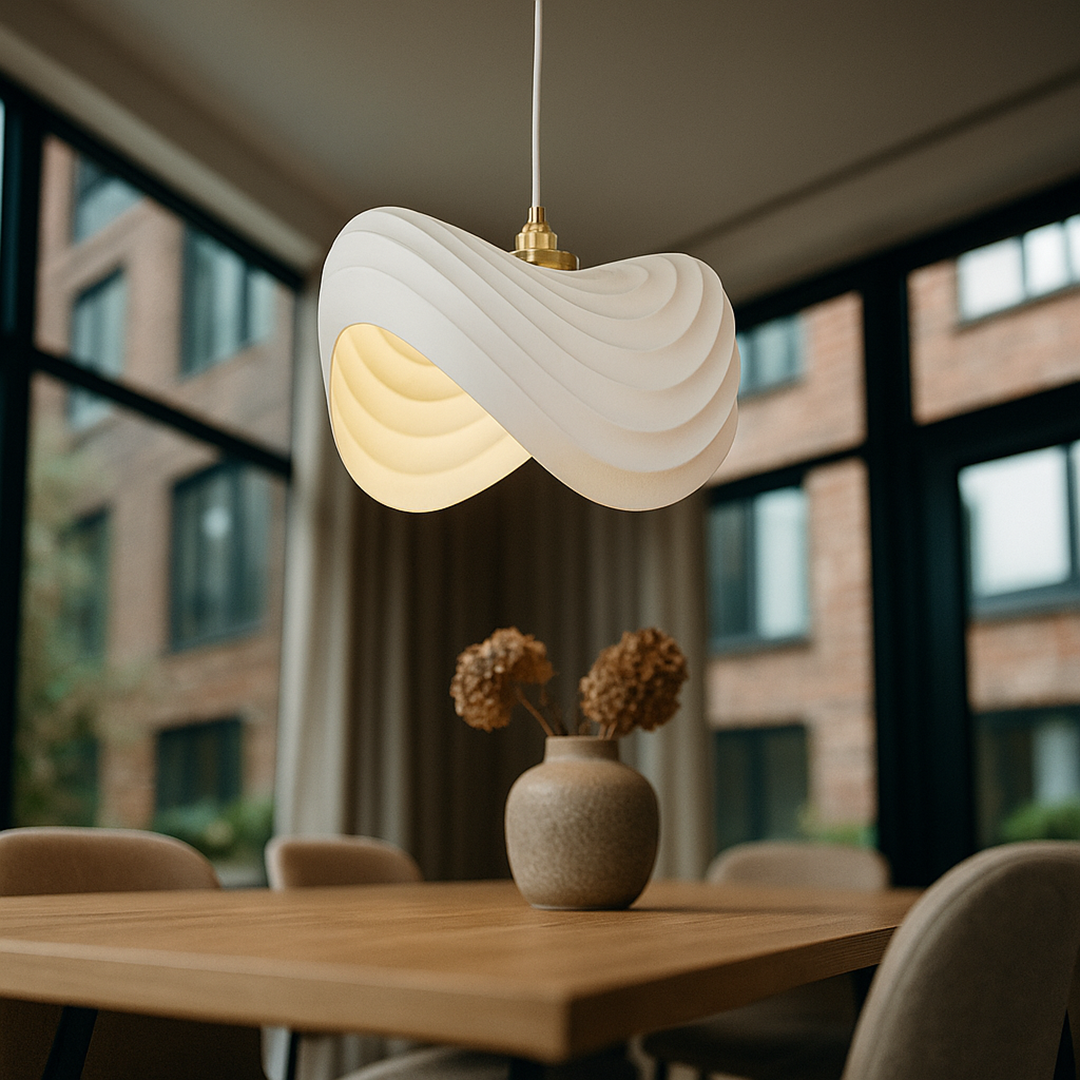 Żywiczna Lampa Wisząca – Nowoczesny Design – widok produktu 1 | Nuvira Home