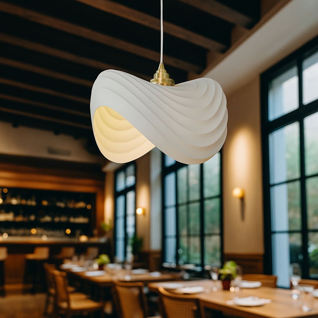 Żywiczna Lampa Wisząca – Nowoczesny Design – widok produktu 3 | Nuvira Home