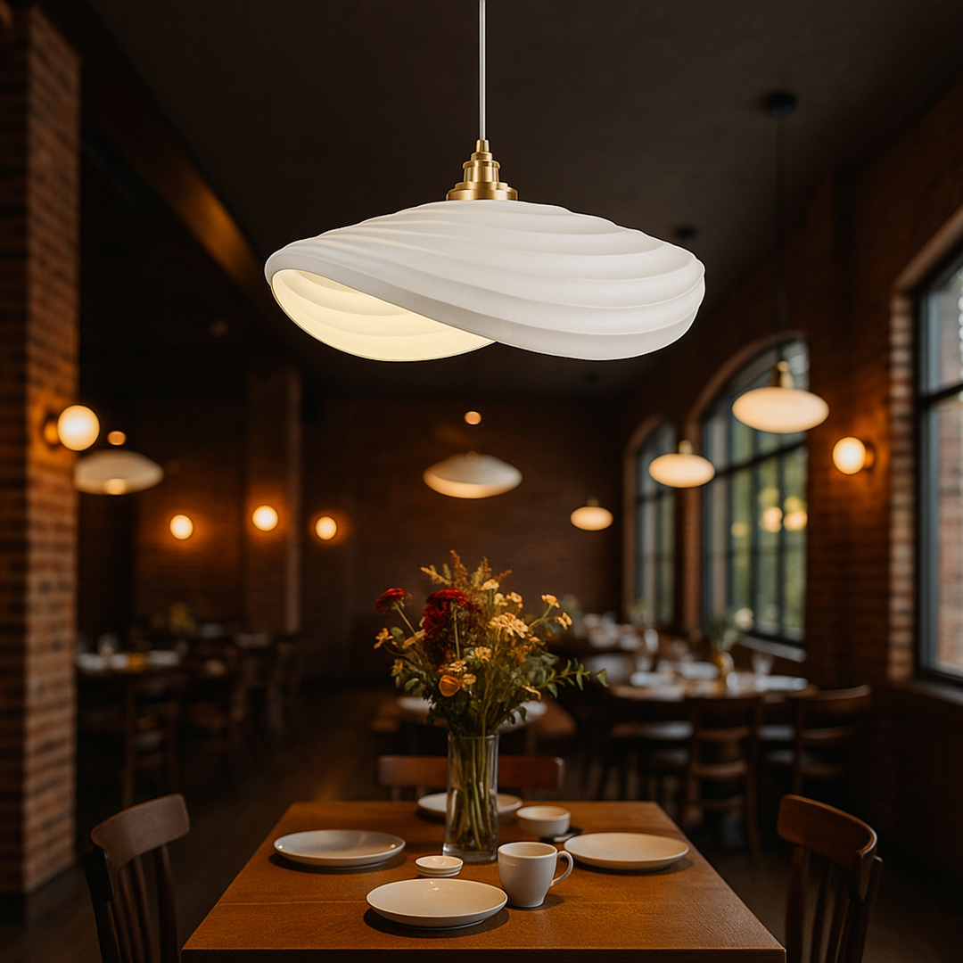 Żywiczna Lampa Wisząca – Nowoczesny Design – widok produktu 7 | Nuvira Home
