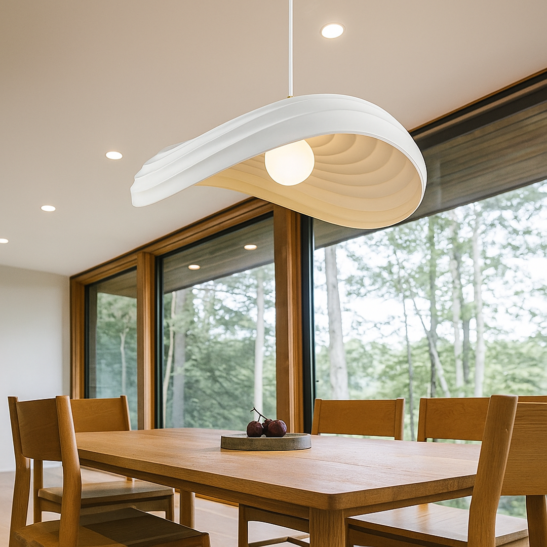 Żywiczna Lampa Wisząca – Nowoczesny Design – widok produktu 9 | Nuvira Home