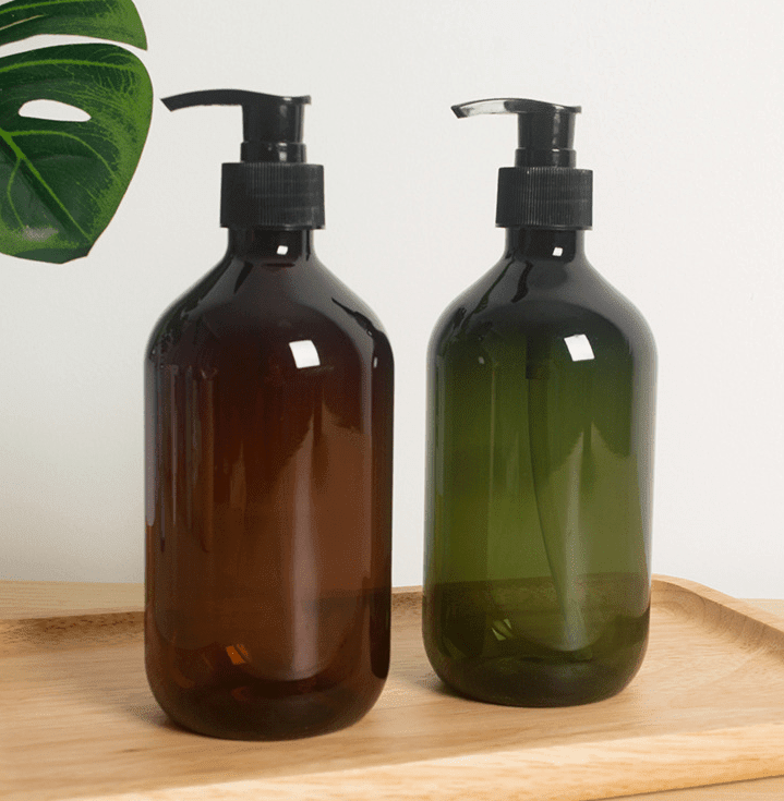 Dozownik do Mydła z Pompką 500 ml, Przydymiona Butelka